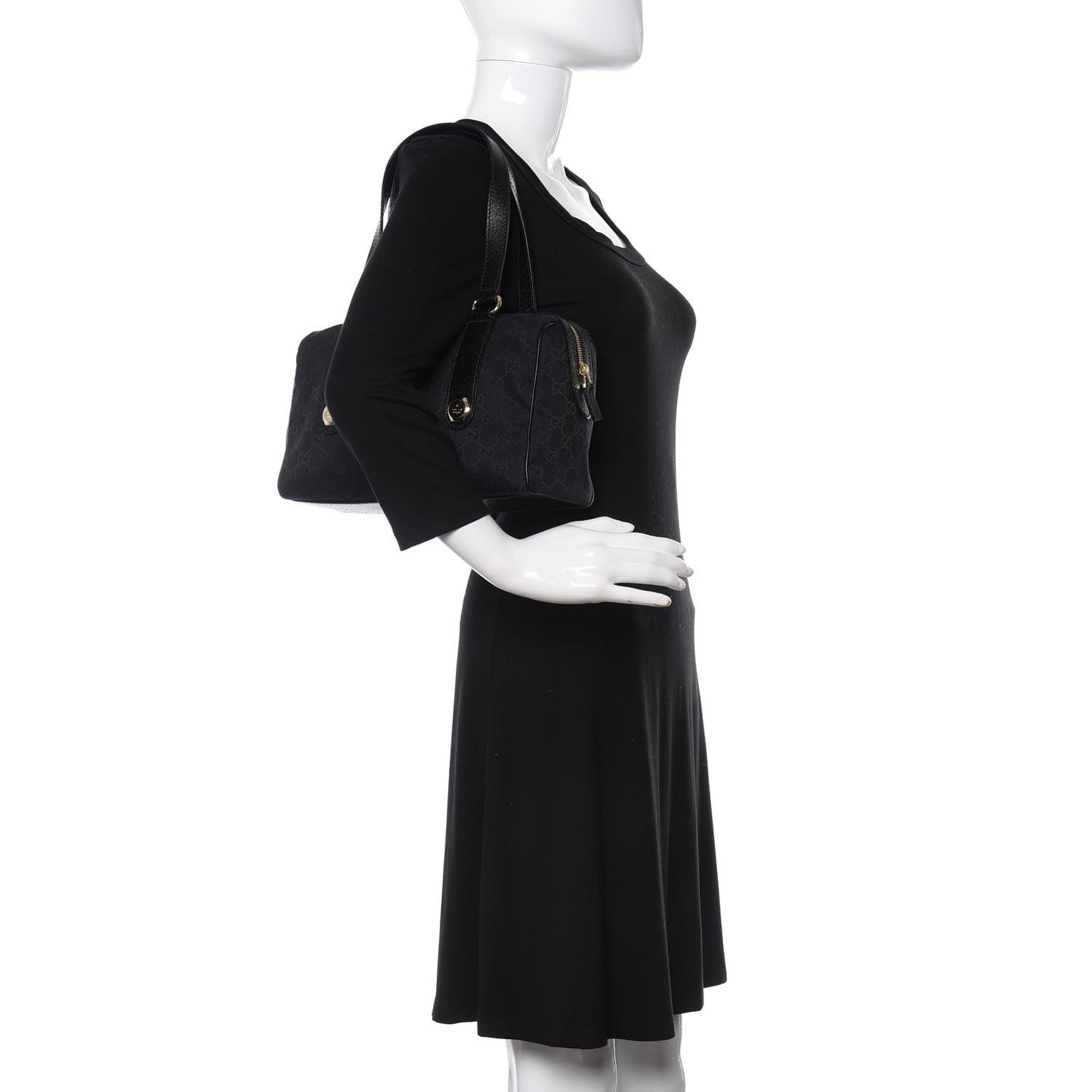 Monogram Small Charmy Boston Black
