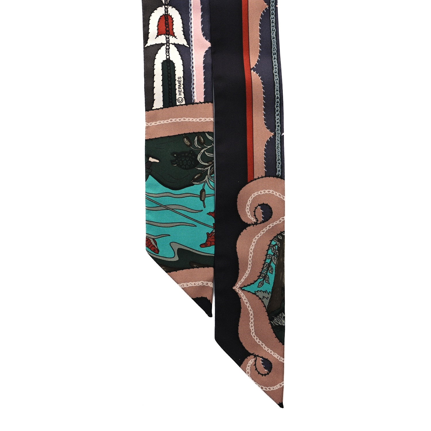 Hermes Silk Esprit Ainou Twilly 2 of 4