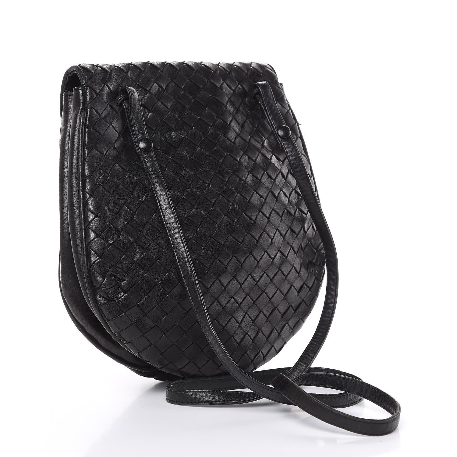 Bottega Veneta Nappa Intrecciato Crossbody Black 3 of 16