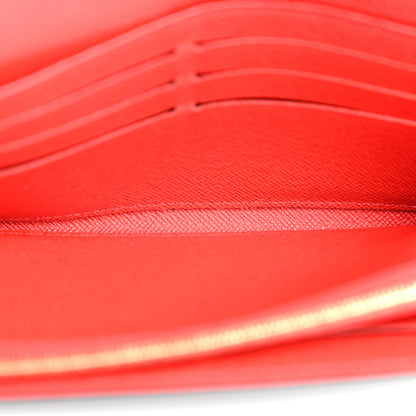 Louis Vuitton Monogram Sarah Wallet NM Coquelicot 5 of 11
