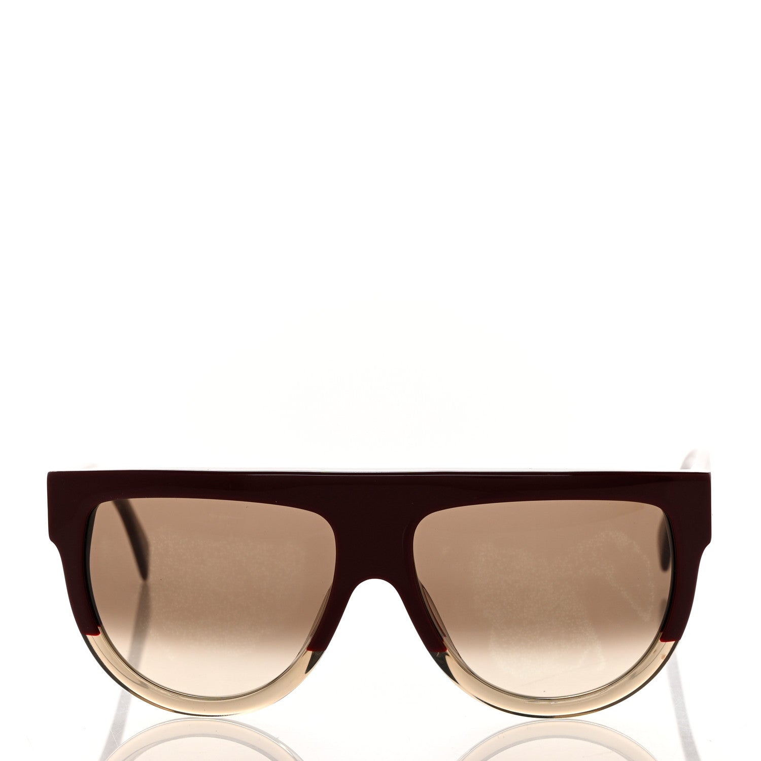 Celine Shadow Sunglasses CL 41026/S Burgundy 2 of 7