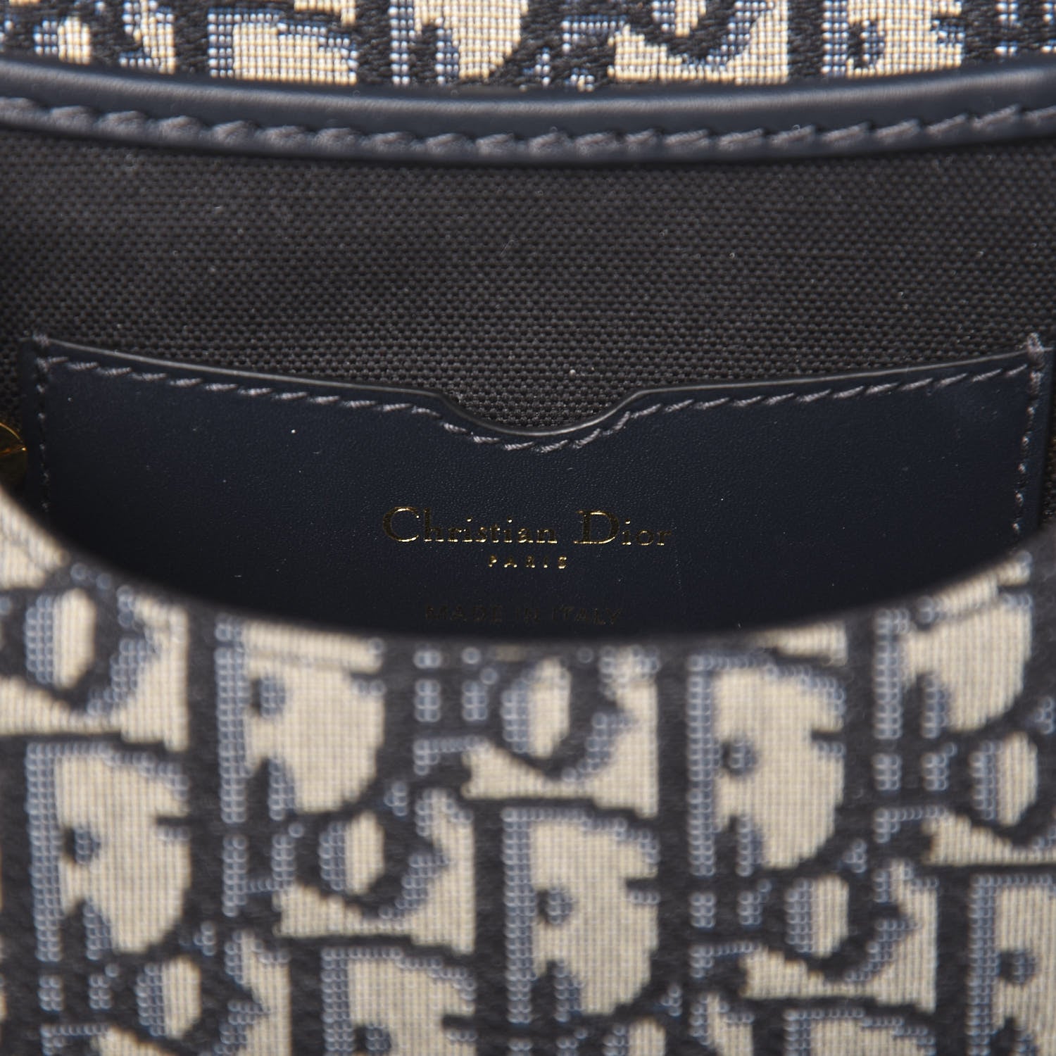 Christian Dior Oblique Small Bobby Flap Blue 6 of 9