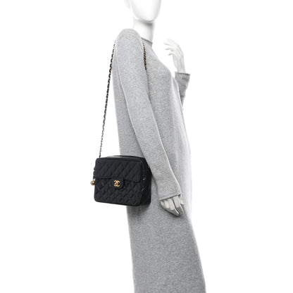 Chanel Caviar Quilted Camera Case Black 2 of 11