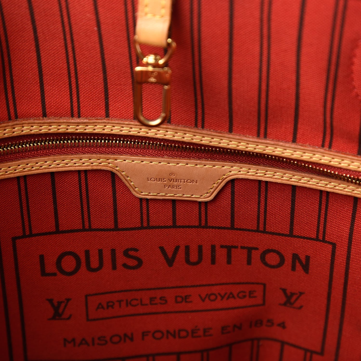 Louis Vuitton Monogram Neo Neverfull MM Cherry 8 of 10