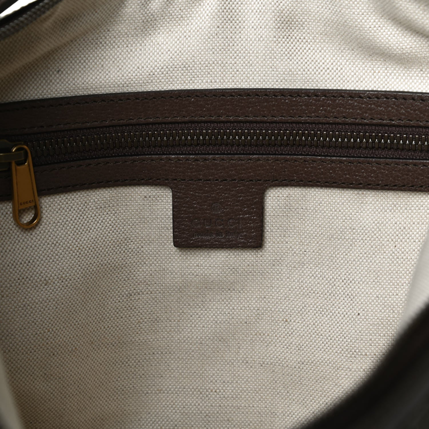 Gucci GG Supreme Monogram Web Small Ophidia Half Moon Hobo Brown 6 of 13