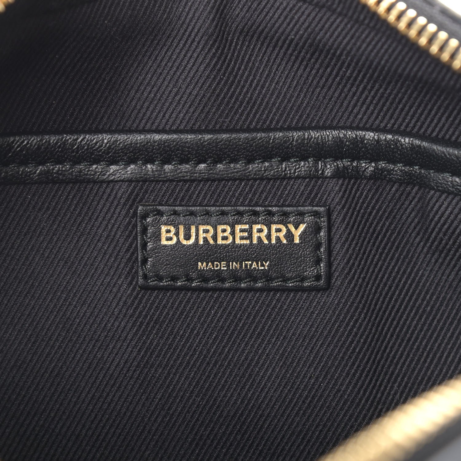 Burberry Lambskin Quilted Camera Bag Black 6 of 9