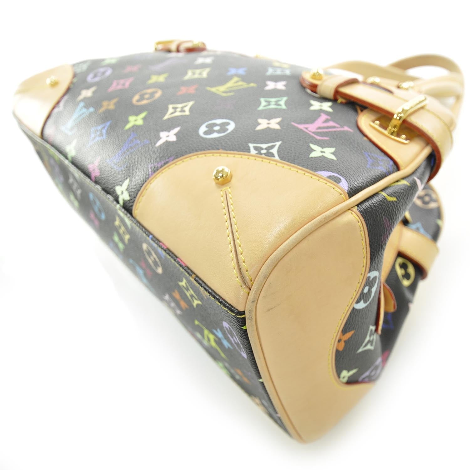 Louis Vuitton Monogram Multicolor Claudia Black 6 of 9