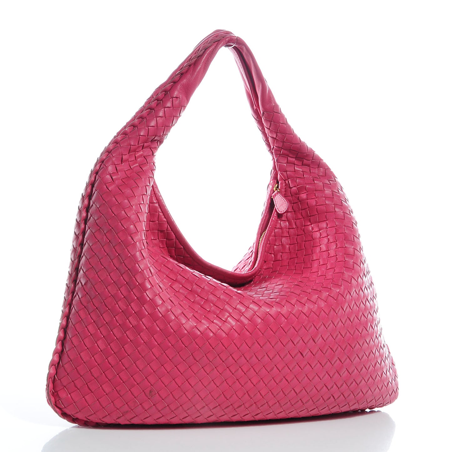 Nappa Intrecciato Large Veneta Hobo Antique Pink