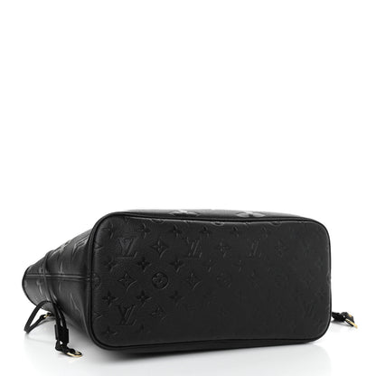 Louis Vuitton Empreinte Monogram Giant Neverfull MM Black 5 of 9