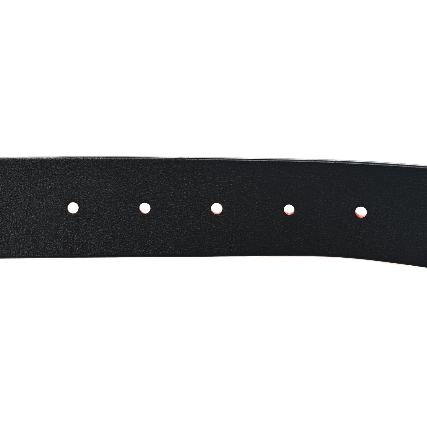 Calfskin 40mm LV Initiales Belt 90 36 Coquelicot Black