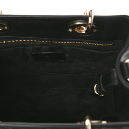 Christian Dior Calfskin Cannage Small The Lady 95.22 Black 5 of 9