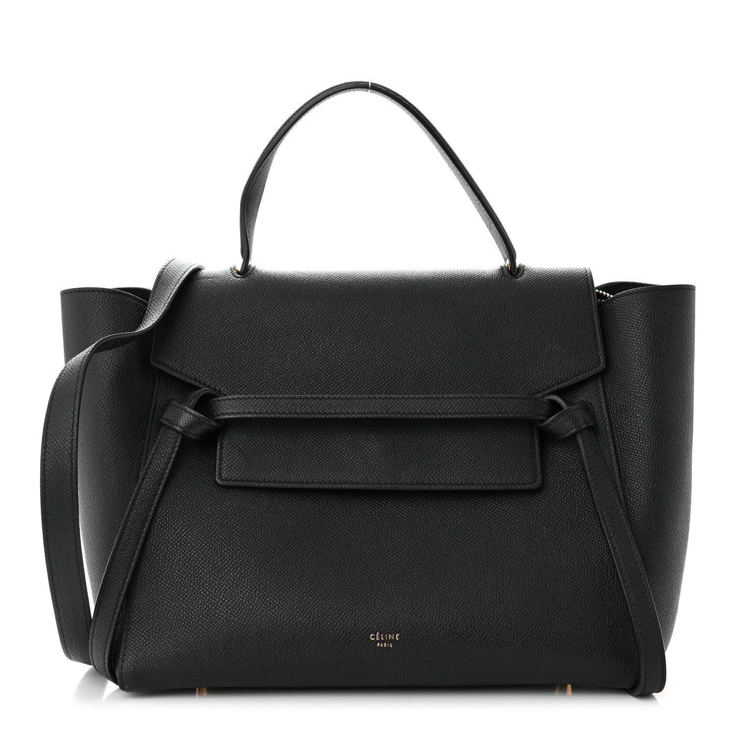 Celine Grained Calfskin Small Belt Bag Black 1 of 11