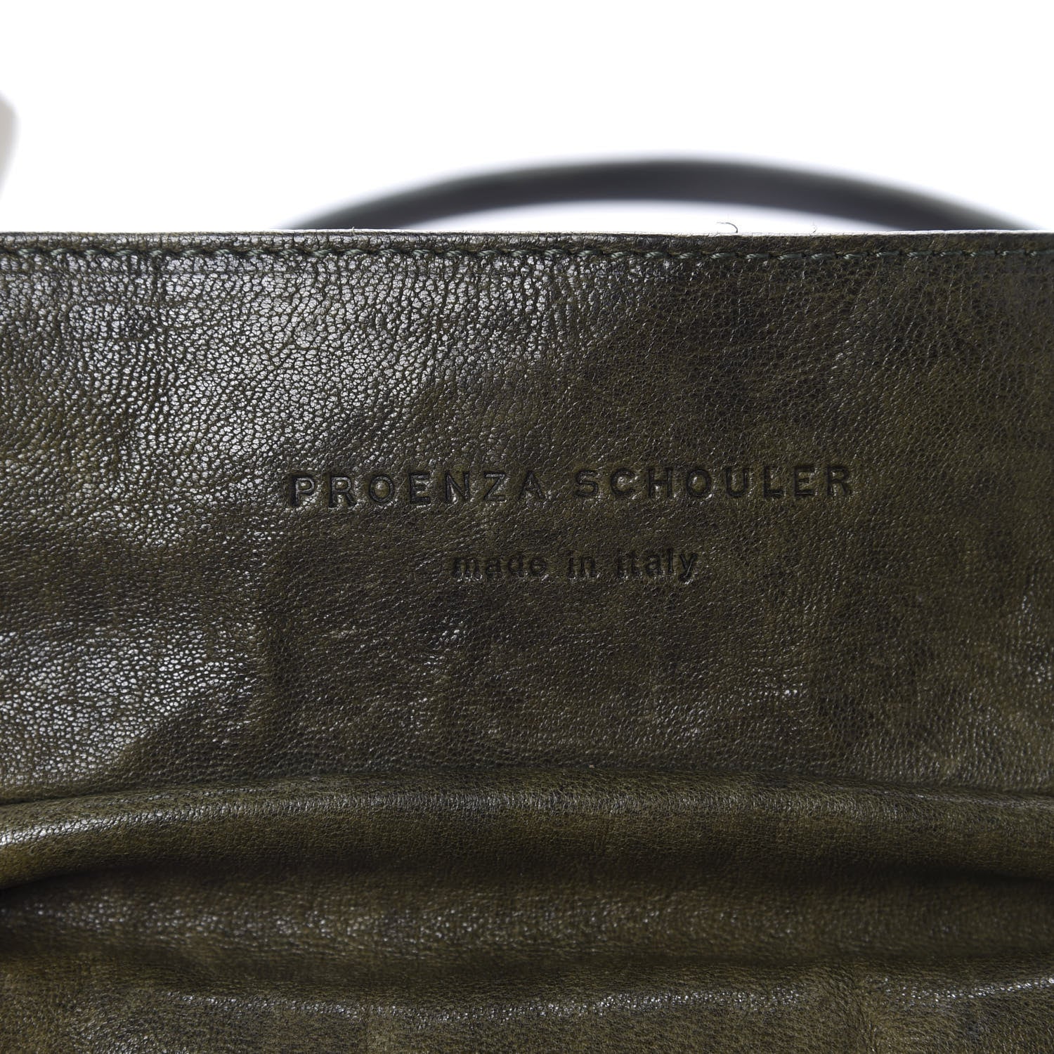 Proenza Schouler Lambskin Small PS1 Keep All Military 8 of 12