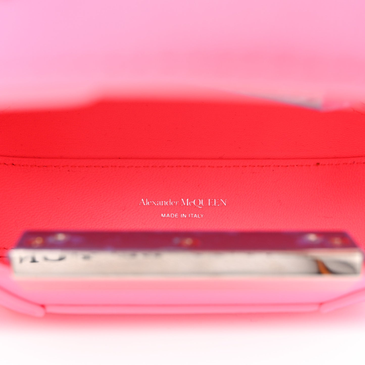 ALEXANDER MCQUEEN Calfskin Mini The Jeweled Hobo Pink