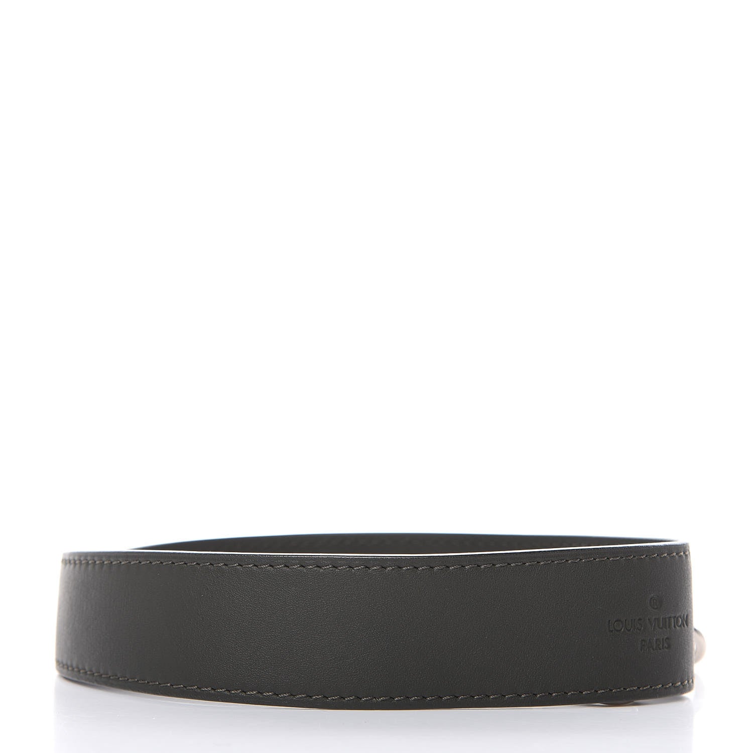 Louis Vuitton Calfskin Shoulder Strap Dark Kaki 2 of 4