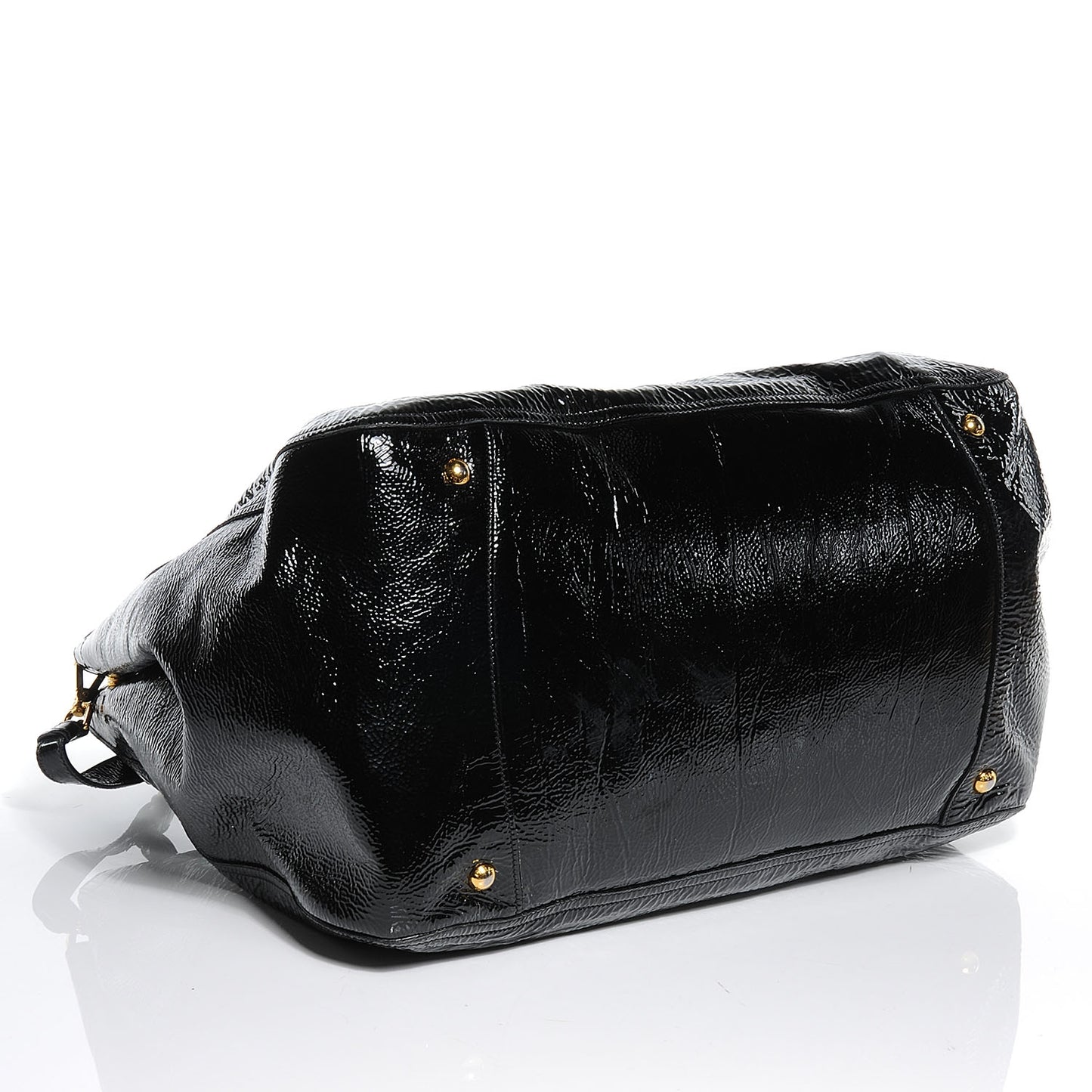 Vernice Shopping Tote Black