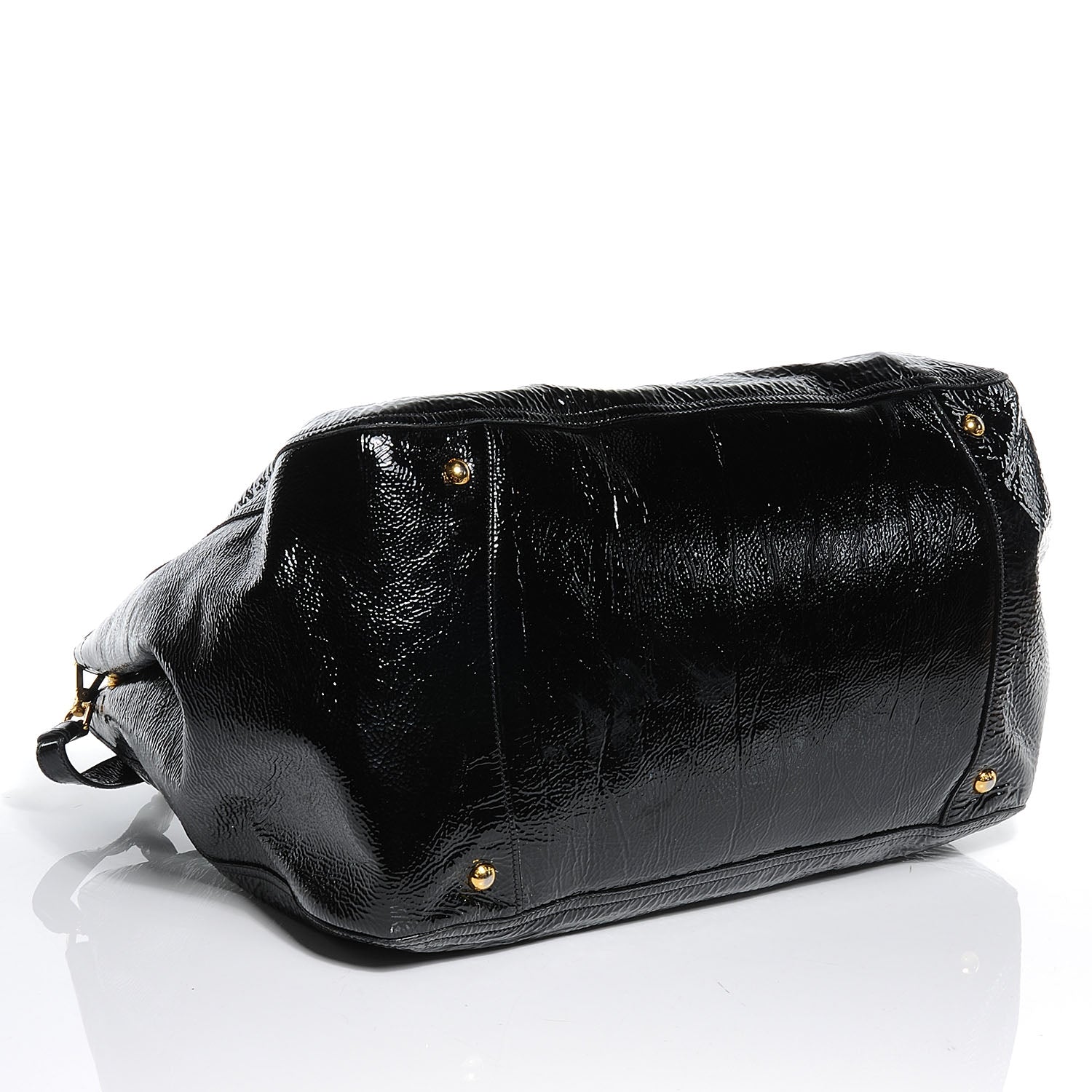 Prada Vernice Shopping Tote Black 4 of 9