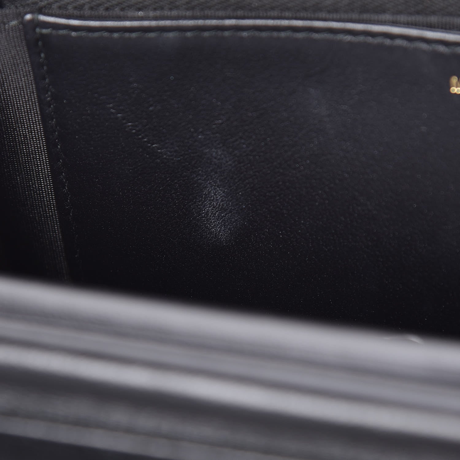 Chanel Metallic Lizard Golden Class Wallet on Chain WOC Black 9 of 15