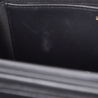 Chanel Metallic Lizard Golden Class Wallet on Chain WOC Black 9 of 15