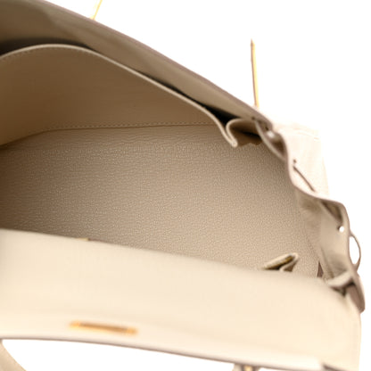 Hermes Togo Kelly Retourne 25 Craie 5 of 11