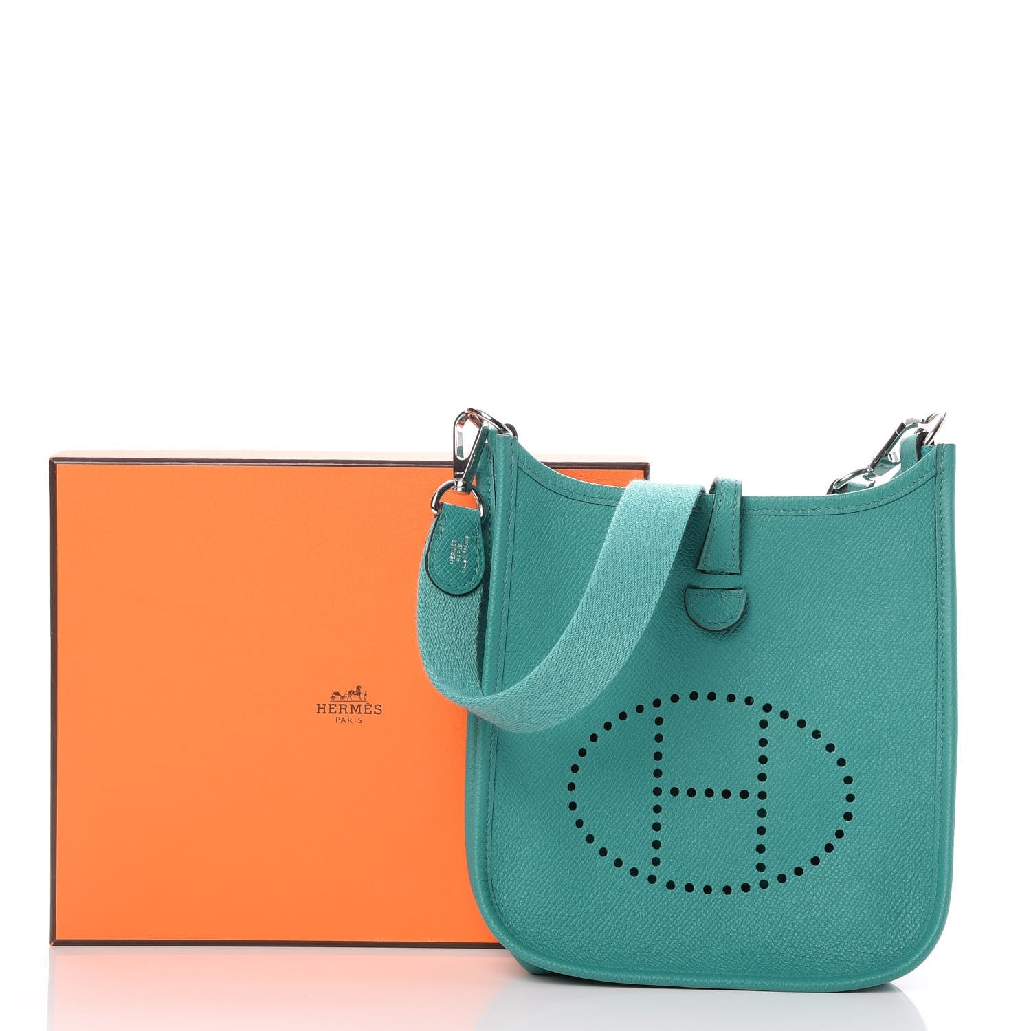 Hermes Epsom Evelyne TPM Bleu Paon 10 of 10