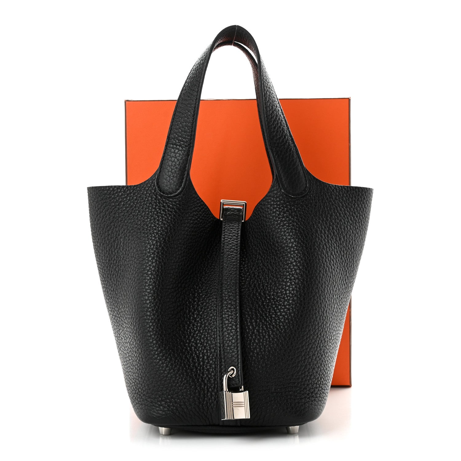 Hermes Taurillon Clemence Picotin Lock 18 PM Black 11 of 11