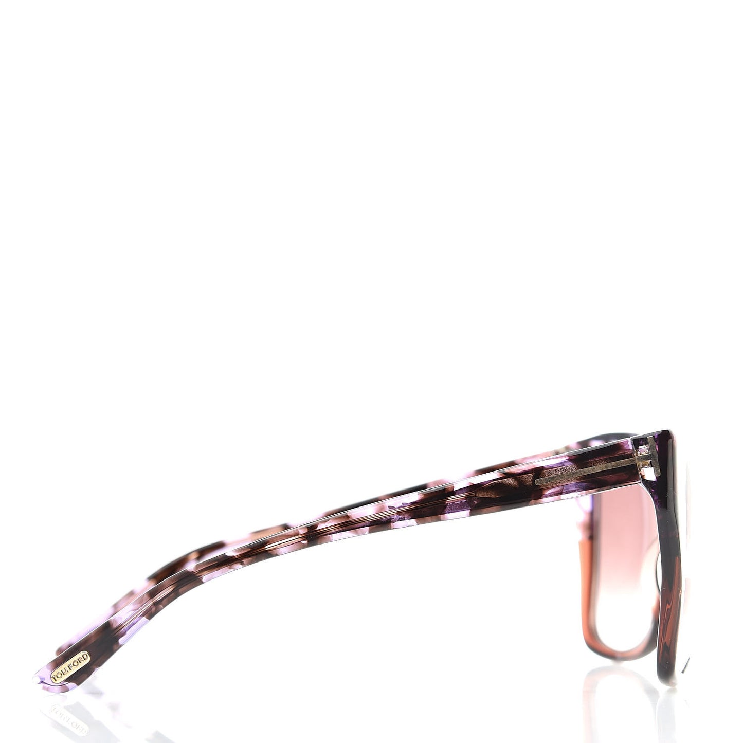 Carli Oversize Square Cateye Sunglasses TF295 Havana Purple