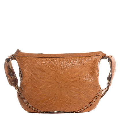 Gucci Leather Embossed Borchie Hobo 1 of 7