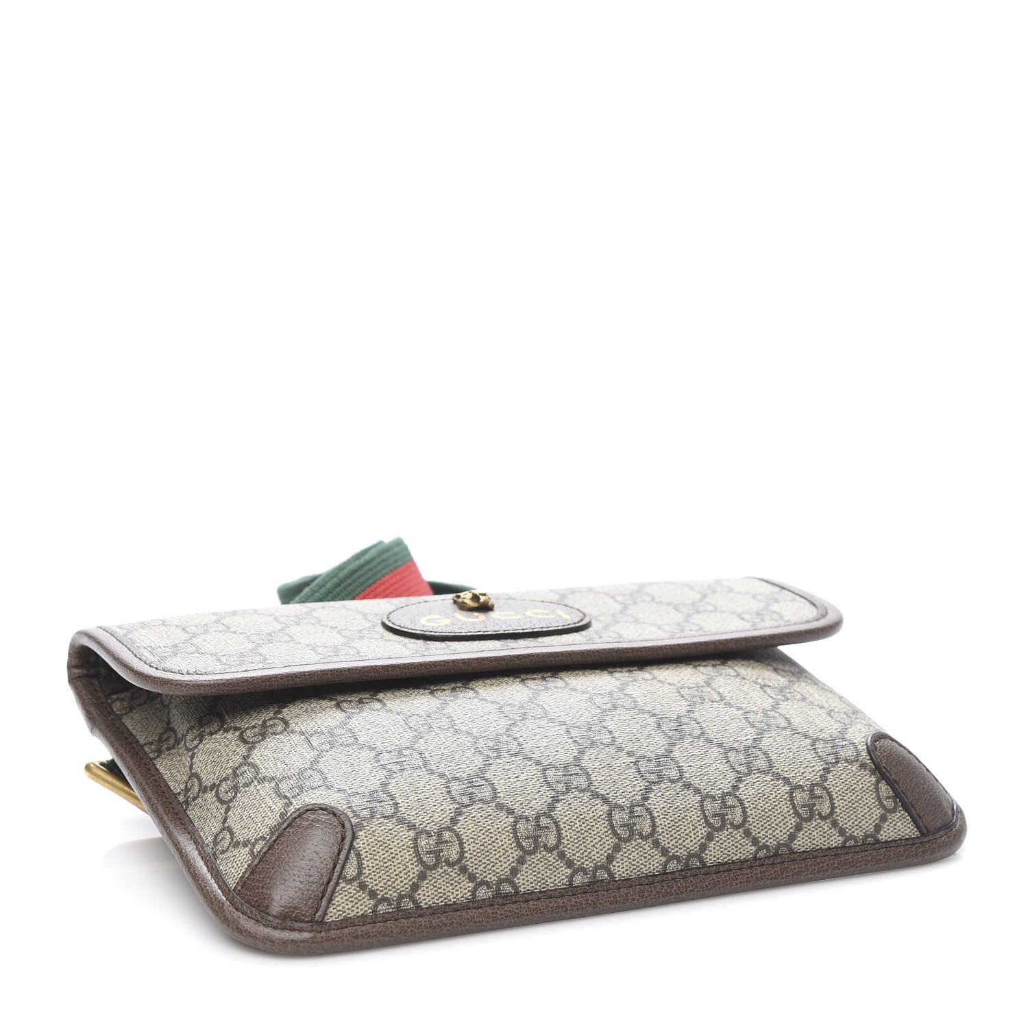 Gucci GG Supreme Monogram Neo Vintage Web Belt Bag Brown 4 of 10