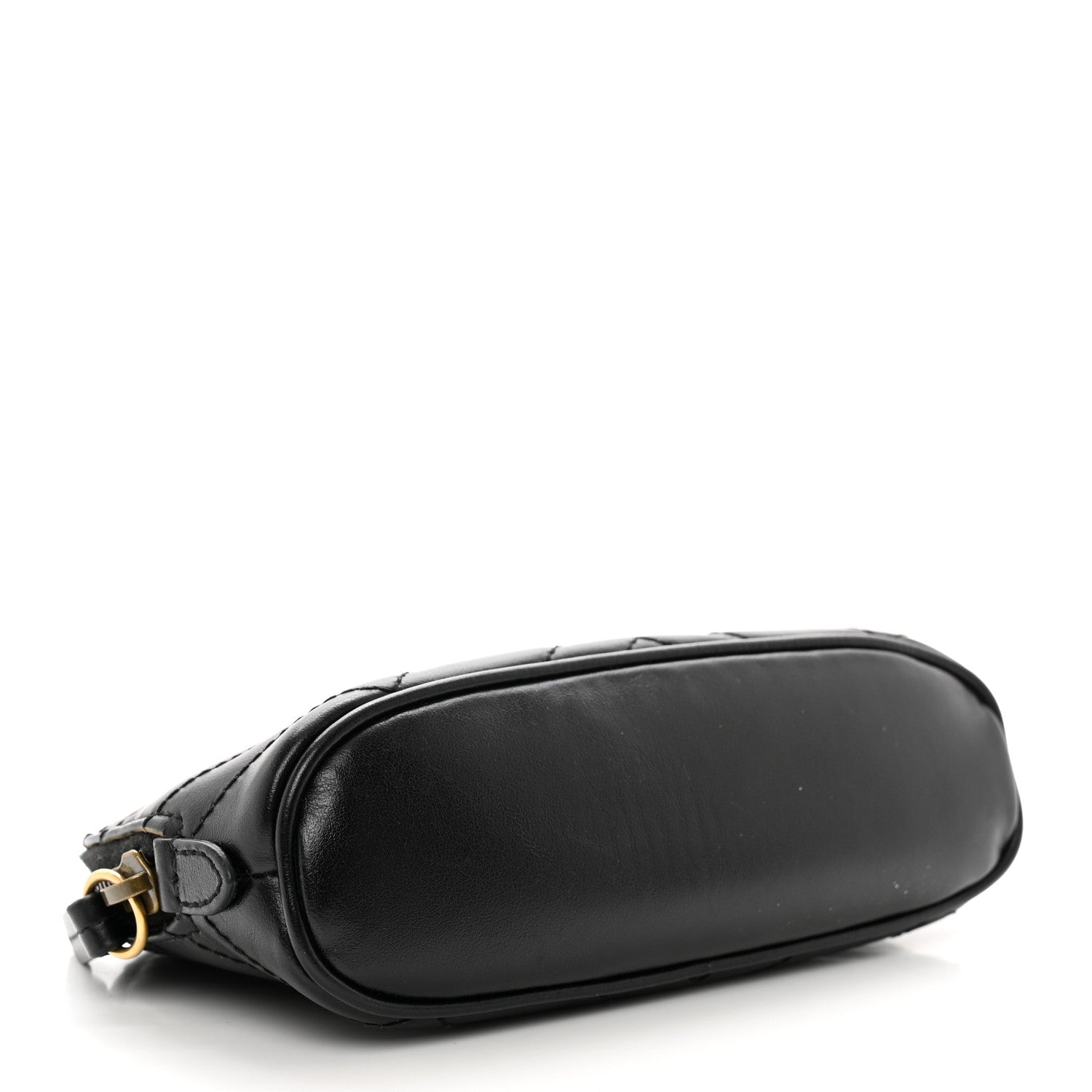 Gucci Calfskin Matelasse GG Marmont Pouch Cosmetic Case Black 4 of 8