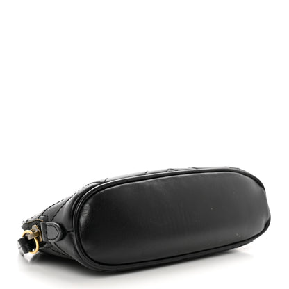 Gucci Calfskin Matelasse GG Marmont Pouch Cosmetic Case Black 4 of 8