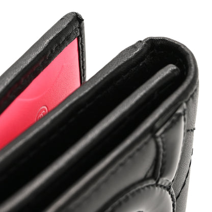 Chanel Calfskin Quilted Cambon Flap Wallet Black 9 of 11