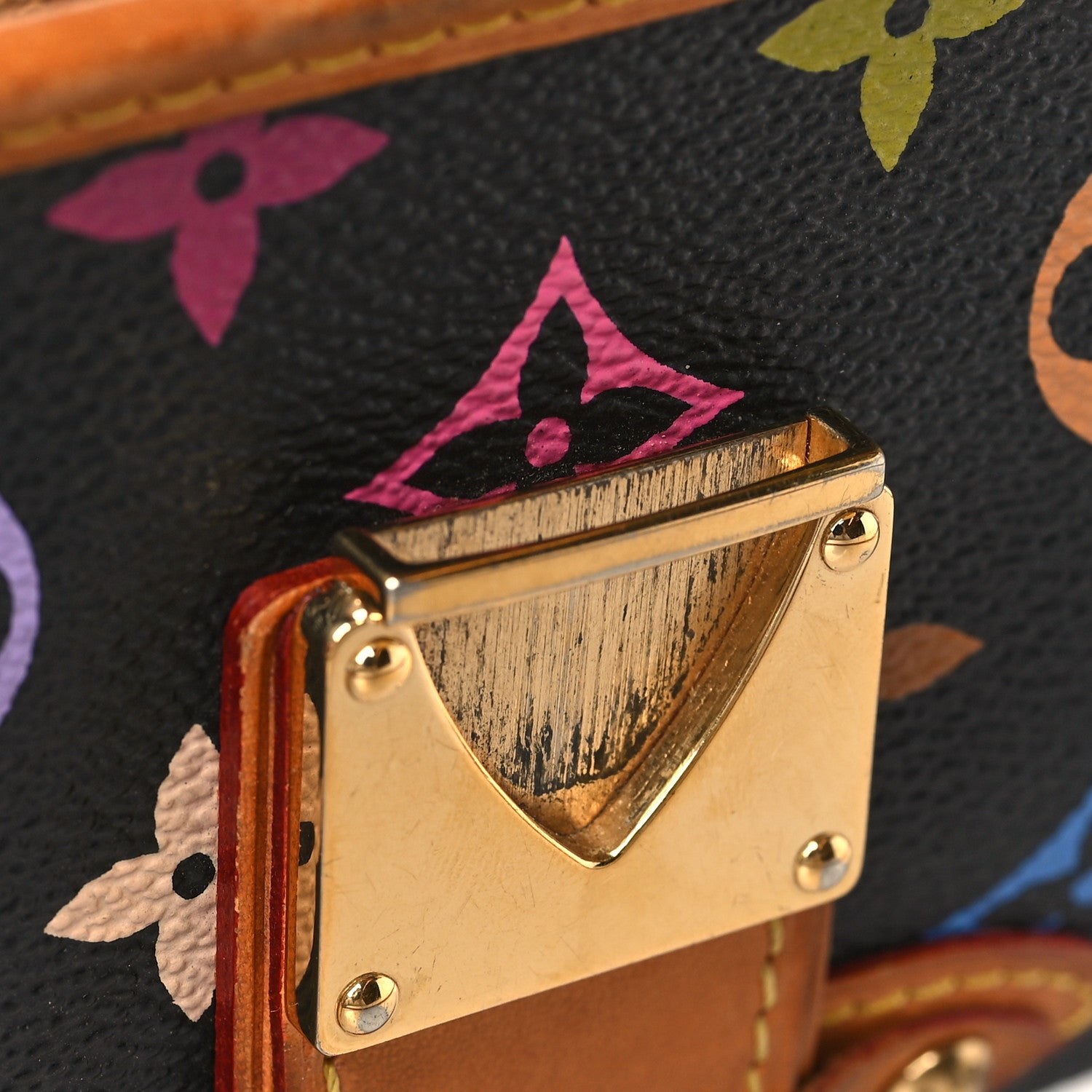 Louis Vuitton Monogram Multicolor Shirley Black 9 of 9
