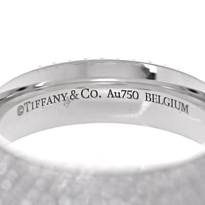 Tiffany 18K White Gold Diamond Metro Five-Row Ring 50 5.5 4 of 5