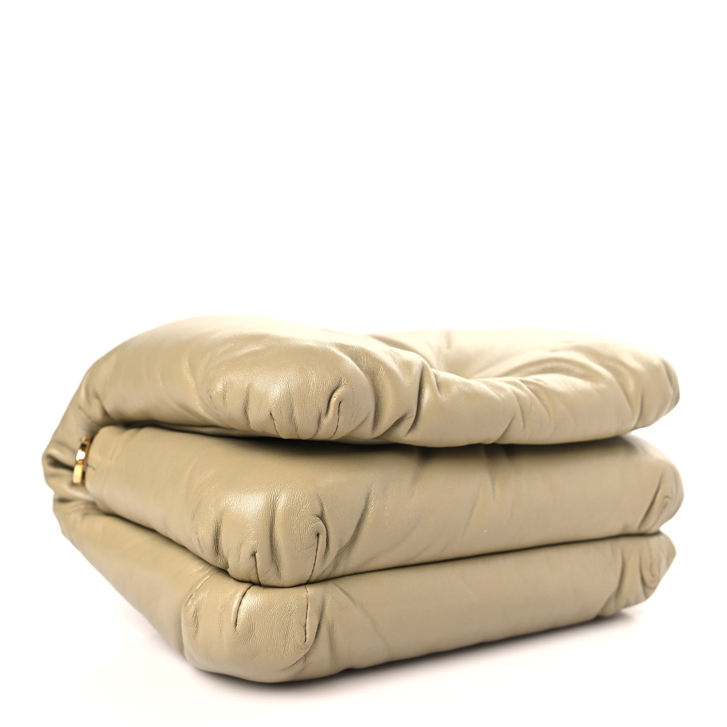 Lambskin Goya Puffer Bag Clay Green