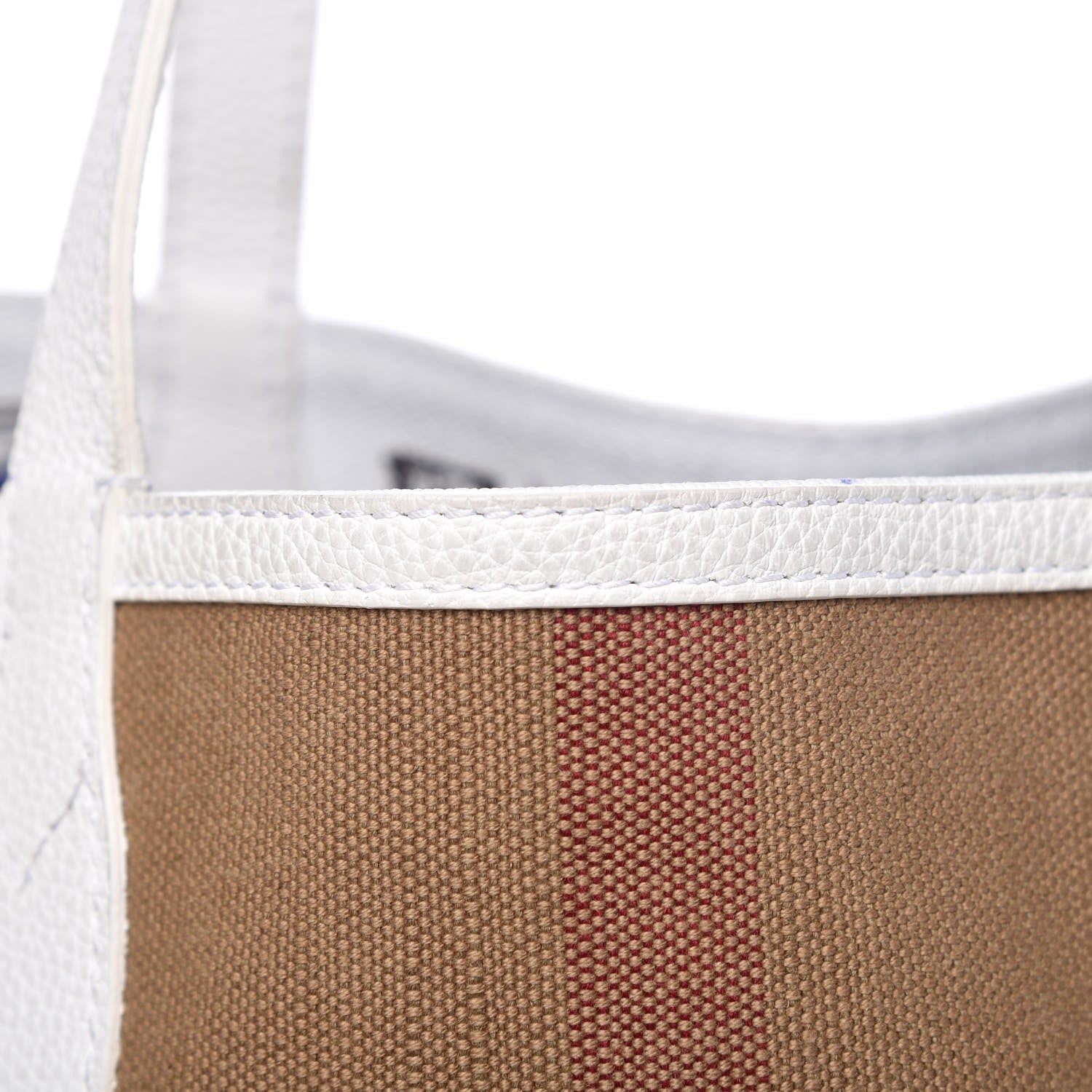 Burberry Coated Canvas Medium Reversible Doodle Tote White 14 of 17
