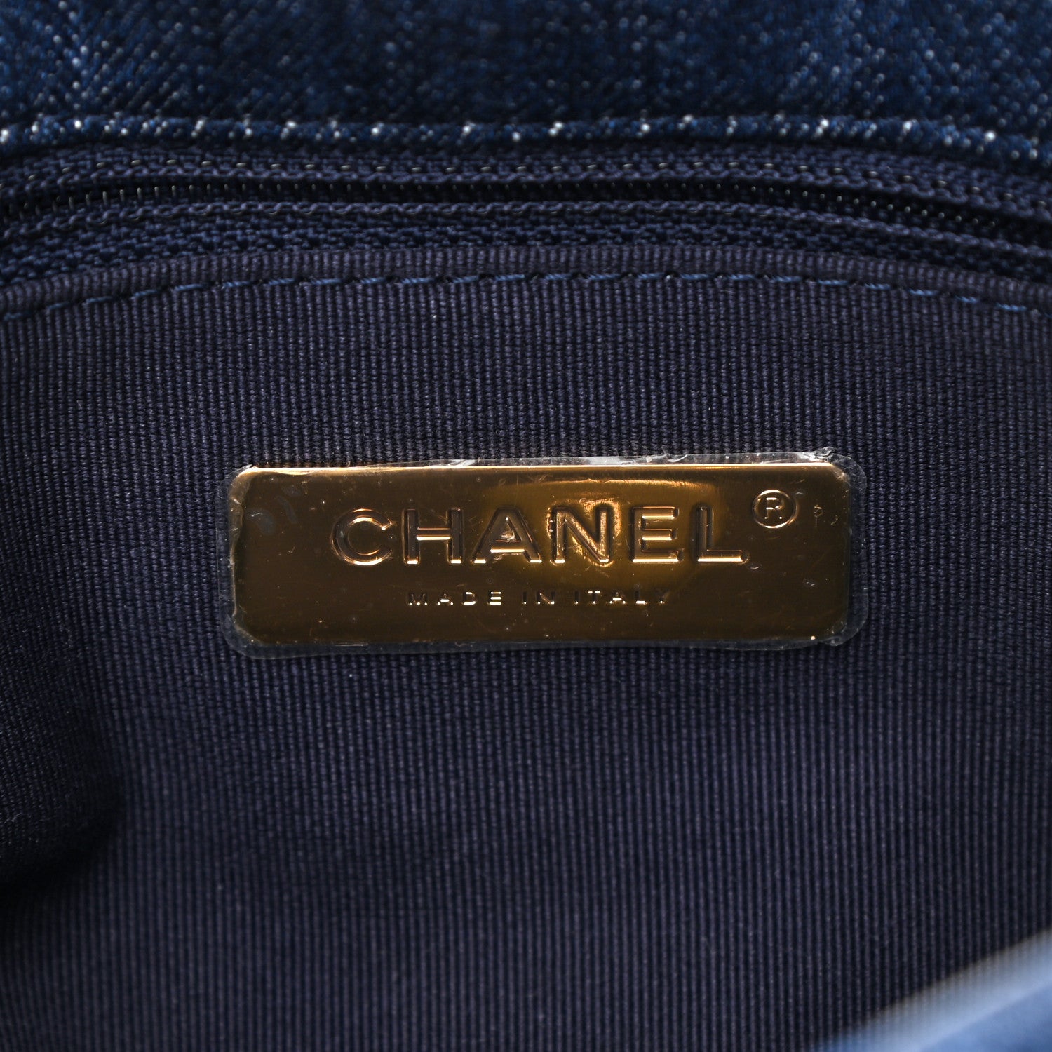 Chanel Denim Quilted Medium Chanel 19 Flap Blue 6 of 10