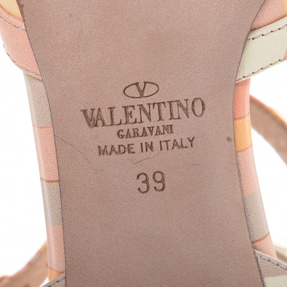 Valentino Garavani Nappa Native Couture 1975 Rockstud Ankle Strap 65mm Pumps 39 Mandarin Sorbet 6 of 9
