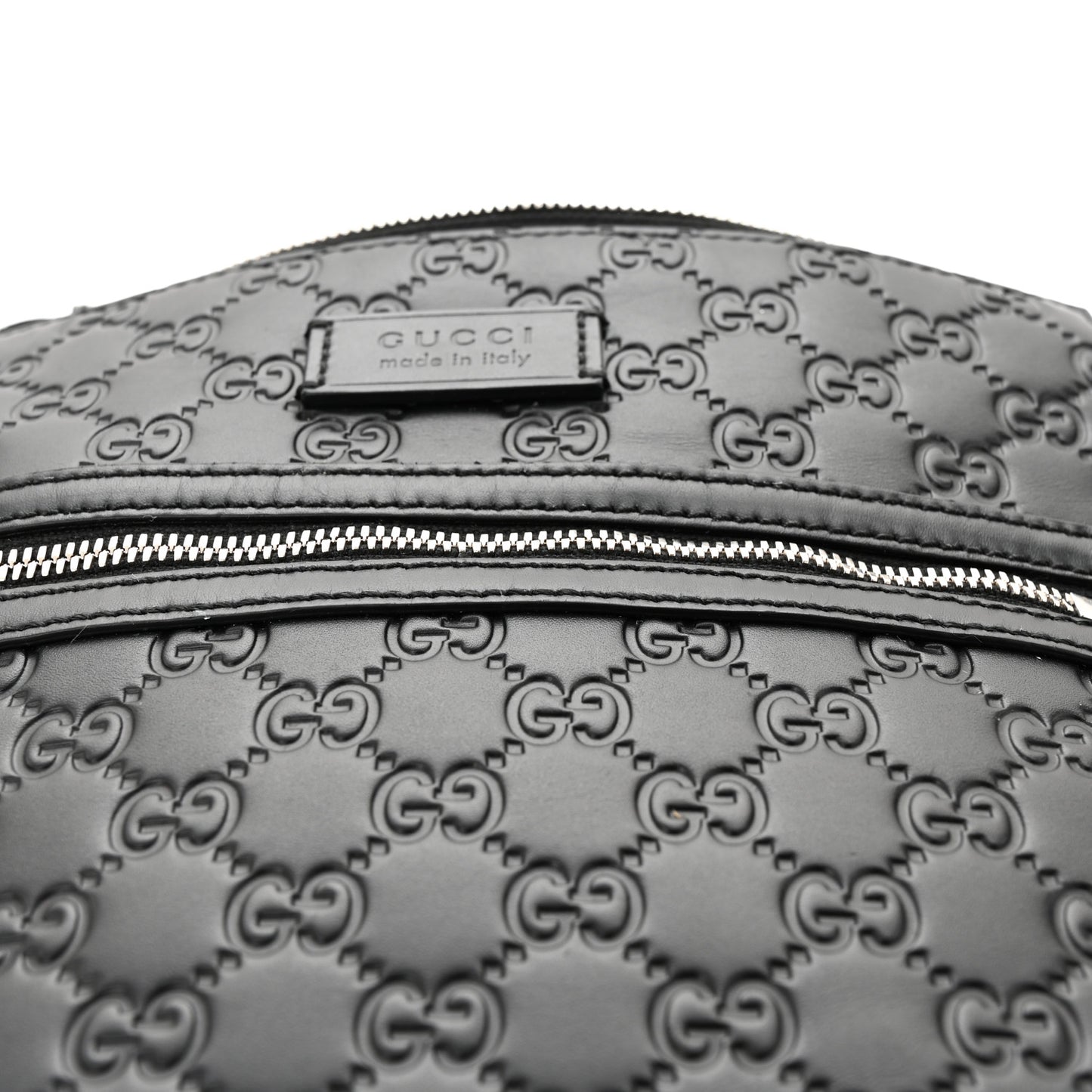 Guccissima Signature Small Messenger Bag Black