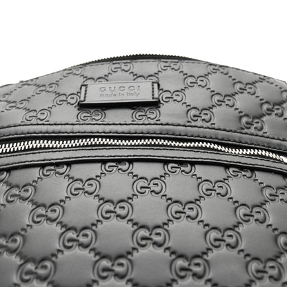 Gucci Guccissima Signature Small Messenger Bag Black 11 of 13