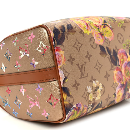 Louis Vuitton Metallic Monogram LV Garden Speedy Bandouliere 25 Gold 8 of 10