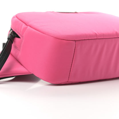 Prada Tessuto Nylon Soft Padded Belt Bag Fuxia 10 of 12