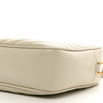 Saint Laurent Calfskin Matelasse Monogram Lou Camera Bag Crema Soft 9 of 12