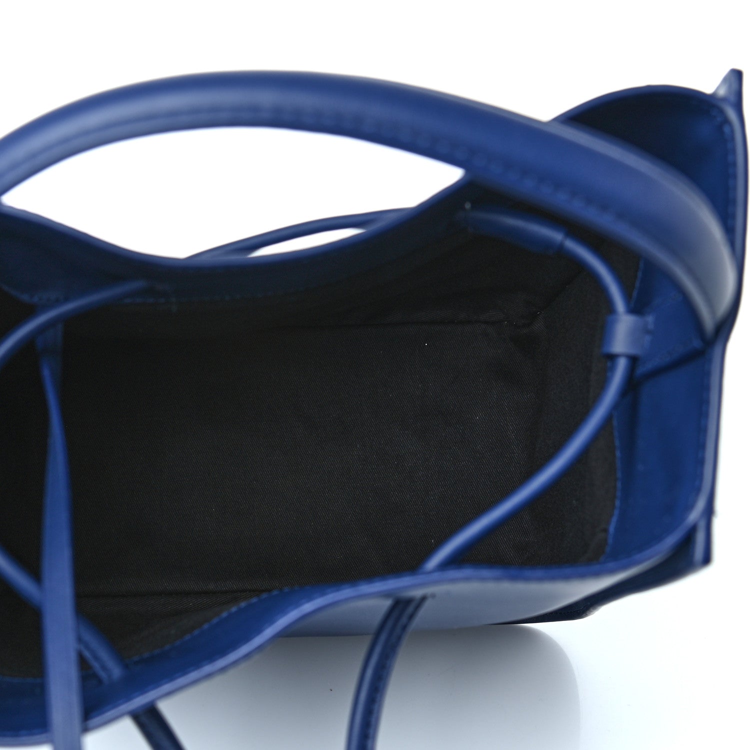 3.1 Phillip Lim Smooth Calfskin Small Soleil Bucket Bag Midnight Blue 5 of 13