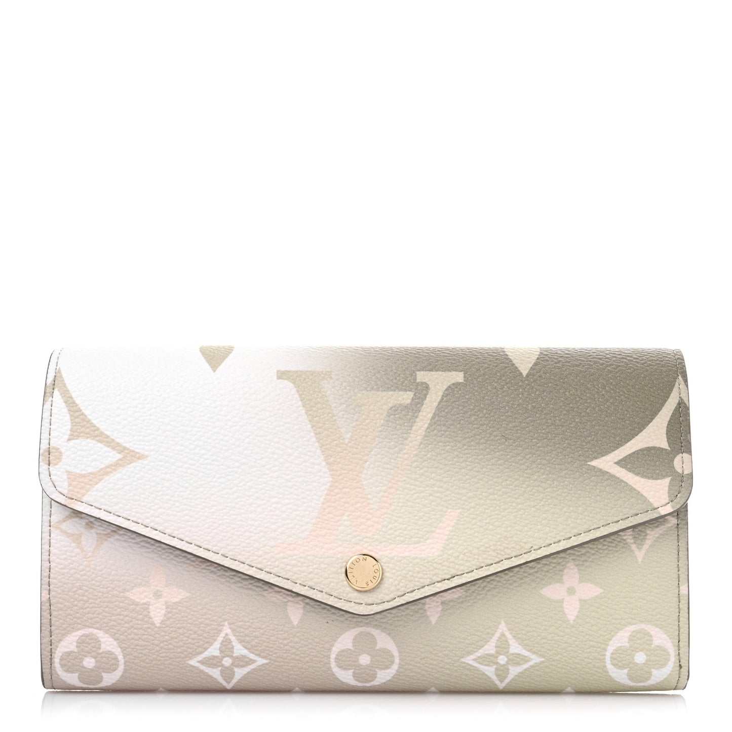 Monogram Giant Spring In The City Sarah Wallet NM Sunset Kaki