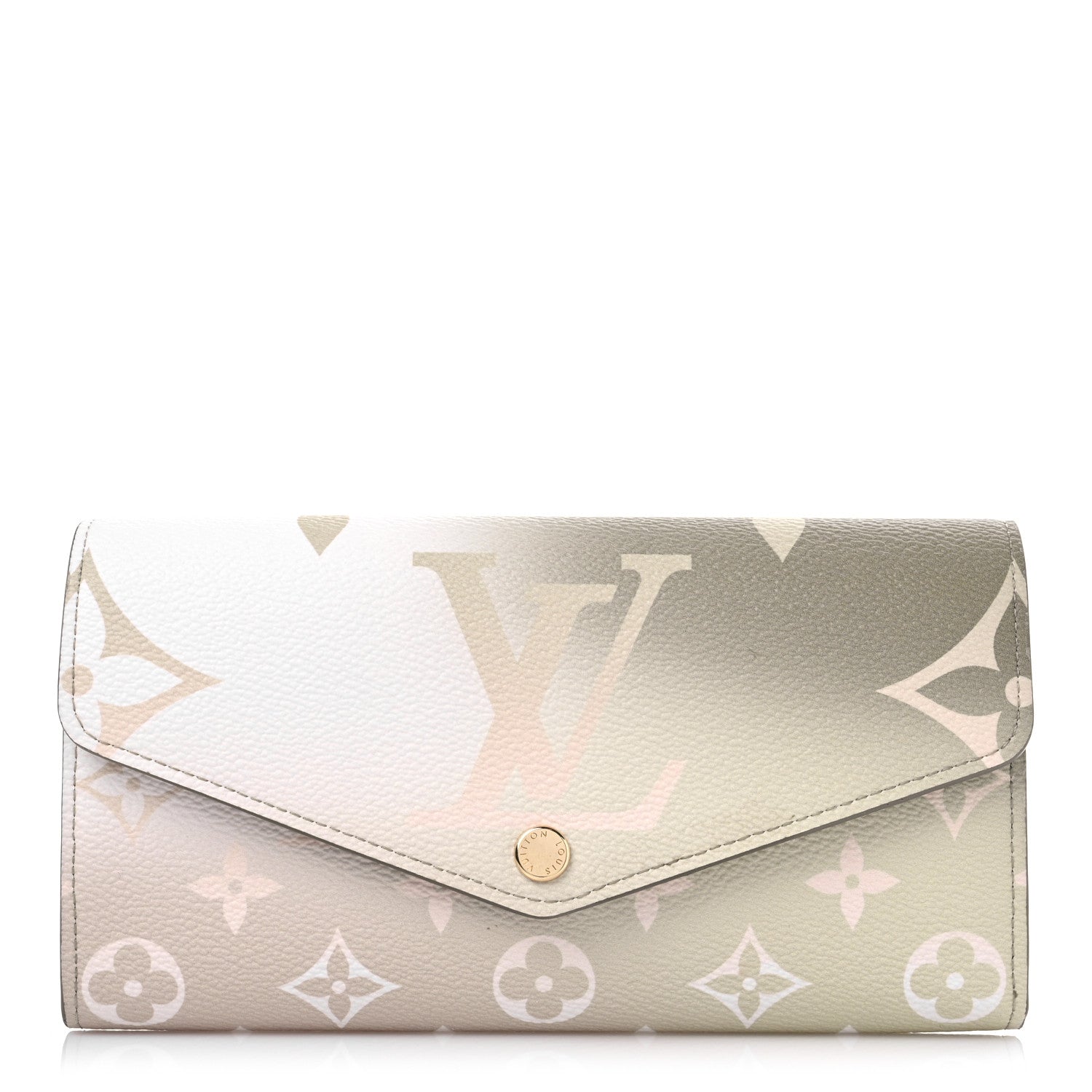 Louis Vuitton Monogram Giant Spring In The City Sarah Wallet NM Sunset Kaki 1 of 8