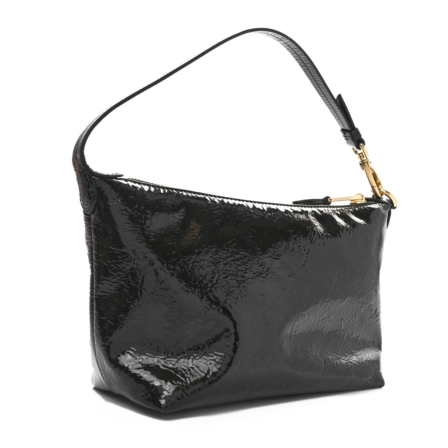 Miu Miu Naplak Patent Mini Spirit Cire Bag Black 3 of 9