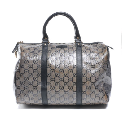 Gucci Crystal Monogram Medium Joy Boston Navy 1 of 11