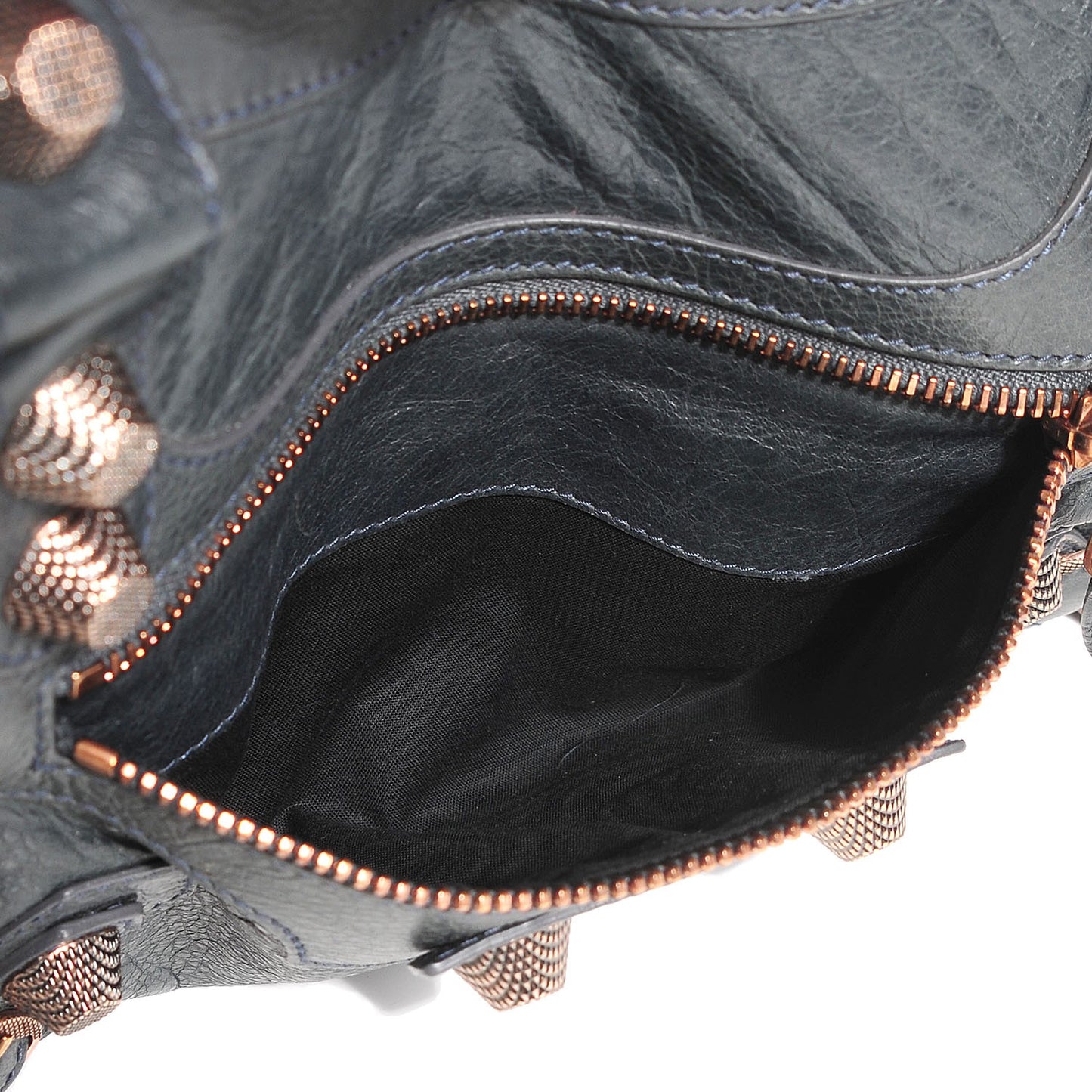 Agneau Giant 21 Rose Gold Hardware City Anthracite