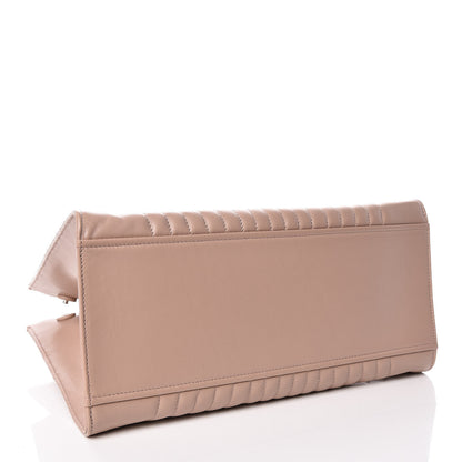 Prada Soft Calfskin Impunture Diagramme Tote Cipria 4 of 9